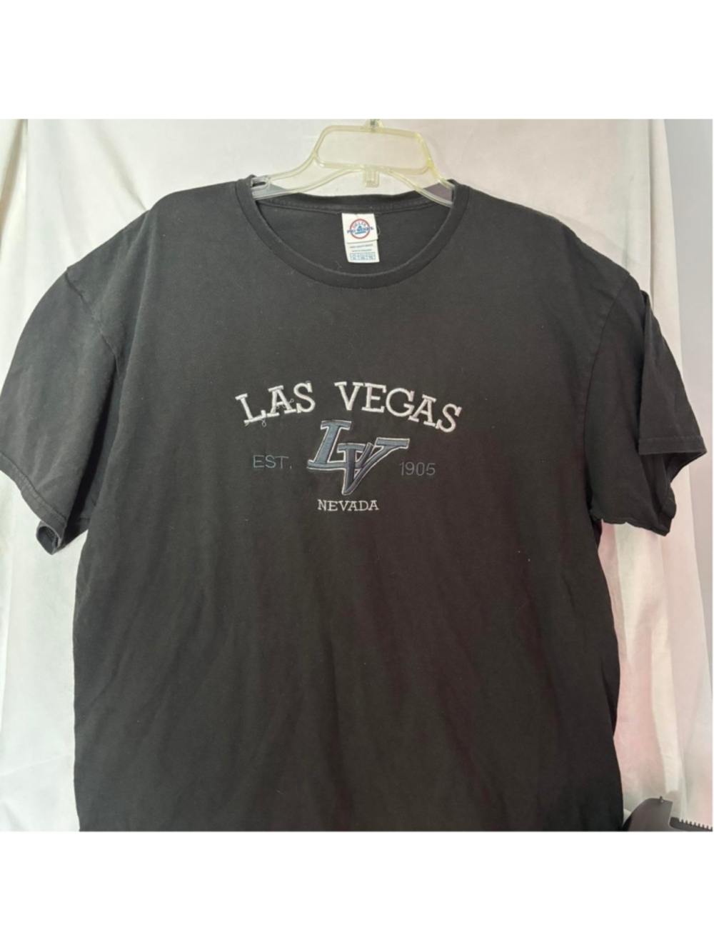 Vintage Las Vegas Logo Sewed XL Mens T Shirt